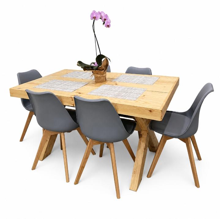 6 Chairs and Table Set