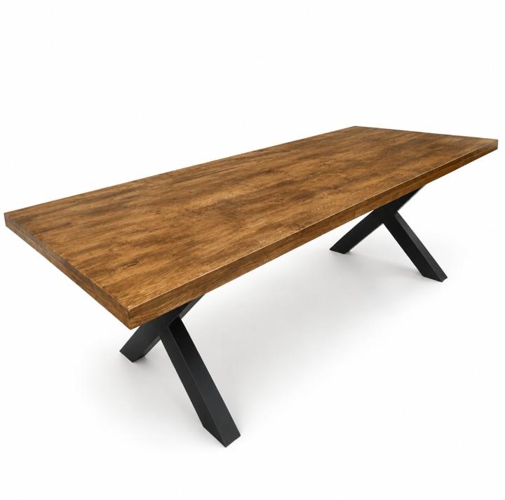 Dark Imbuia Crossed Leg Table