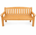 3 Seater Natural Meranti Garden bench